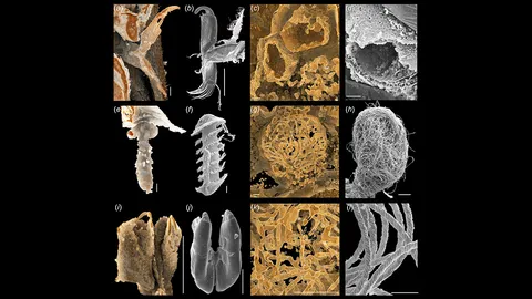 สเปิร์มของสัตว์ในอำพันอายุ 100 ล้านปี