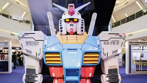 โชว์กันดั้มโมเดลของเล่นขนาดยักษ์ครั้งแรกของโลก