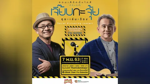 คอนเสิร์ตในยุค Social Distancing กับ “เจี๊ยบกะจุ้ย คุย.เล่น.ร้อง” 
