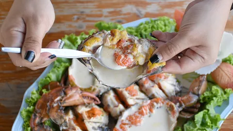 ไม่อร่อยไม่คิดเงิน!! “ครัวคุณอร” ซีฟู้ด บางขุนเทียน