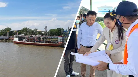 "ไพลิน" ยันขุดลอกร่องน้ำท่าเทียบเรือพระสมุทรฯ เสร็จแน่ หลังรอมา 8 ปี