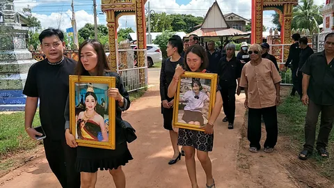 ลาด้วยวิดีโอคอล พ่อน้องปอยเศร้า มาเผาศพลูกไม่ได้ ติดกักโควิด 14 วัน 