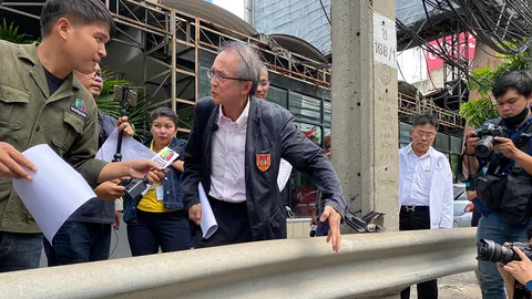 วสท. ลงตรวจโค้ง 100 ศพ หน้าศาลอาญา พบปัญหาเพียบ เสนอ กทม.เร่งแก้ไข