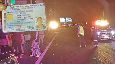 ช่างภาพ "ครูเงาะ" ซิ่ง จยย.เสยท้ายพ่วง รถเหยียบซ้ำ 5 คันรวดเสียชีวิต