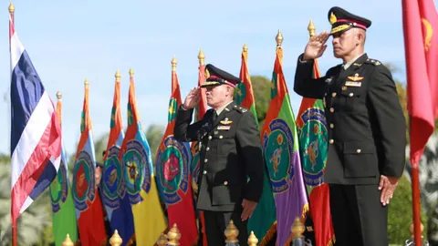 บิ๊กยง รับมอบหน้าที่ การบังคับบัญชา "ผบ.พล.ร.9" กองกำลังสุรสีห์ 