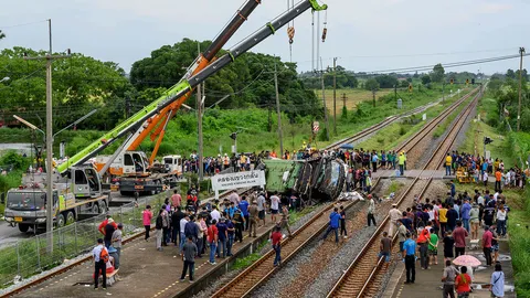 เปิดสถิติ อุบัติเหตุรถไฟชน บริเวณ "ทางลักผ่าน" จุดไร้การควบคุมความปลอดภัย