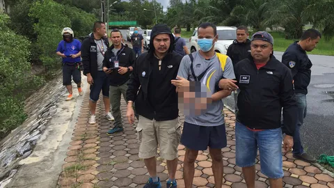 คุมนักโทษแหกคุกกระบี่ทำแผน ตะลึงลอยคอทะเล 5 กม.ก่อนขึ้นฝั่งขับรถหนี