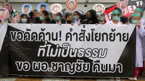 เครือข่ายขอนแก่นแต่งดําบุกกระทรวง ไปประท้วงปลัดกระทรวงสาธารณสุข