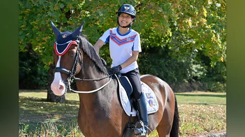 "เจ้าฟ้าสิริวัณณวรีฯ" ทรงซ้อมขี่ม้า มุ่งแข่ง "ปารีส โอลิมปิก เกมส์ 2024"