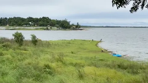 กาฬสินธุ์มีฝนตกต่อเนื่อง ทำให้น้ำเติมเข้าเขื่อนลำปาวเพิ่มอยู่ที่ 46%