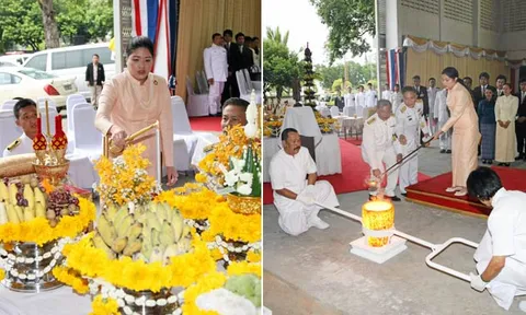 องค์ติ๊ด ทรงหล่อพระรูป พระสุพรรณกัลยา