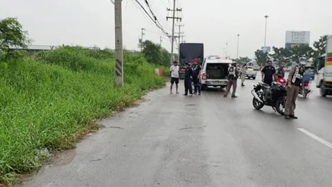 หนุ่มสมุทรสาครวัย16 จยย.ล้มแล้วรถตู้ตามหลังมาชนซ้ำ ลากศพมาไกล 20 กม.