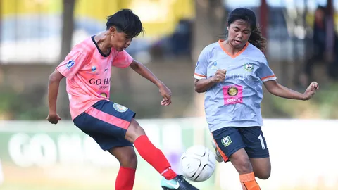 เกษมบัณฑิต ถล่ม ราชภัฏนครปฐม 4-1 ขึ้นที่ 4 บอลโกแฮร์ยูลีกหญิง