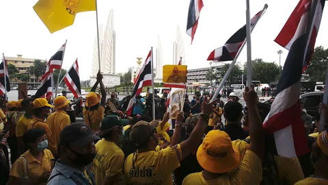 ศปปส. ยุติชุมนุม สังเกตการณ์คณะราษฎรแล้ว ผู้ชุมนุมทยอยแยกย้าย 