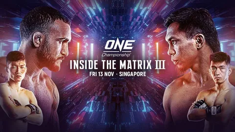 “เควิน vs จอห์น” คู่ชูโรงในศึก ONE: INSIDE THE MATRIX III 