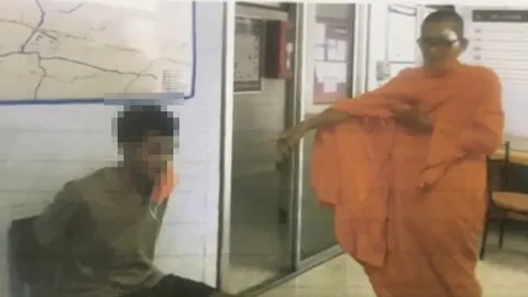 รวบเด็กวัดขี้ยา ชกหลวงตาคิ้วแตกเย็บ 6 เข็ม อ้างฉุนหมา-เสพยาจนหลอน