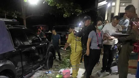 รัวยิงโหด-ผัวเมีย มือปืนหนวกหูหมาข้างบ้านเห่า! เตือนเจ้าของกลับโดนด่าเลยฆ่า