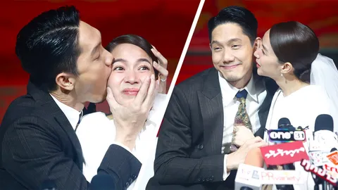 บรรยากาศงานแต่ง ปั๊บ-ใบเตย คู่รักสุดทะเล้นที่มีแต่รอยยิ้ม 