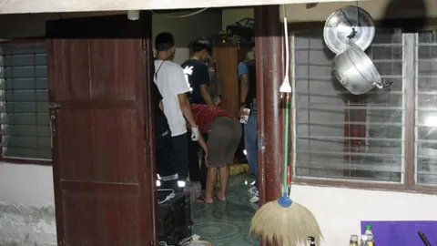 ผัวฆ่าเมีย แทงดับคาห้องเช่า เกี่ยงกันทำกับข้าวให้ลูกสาวกิน