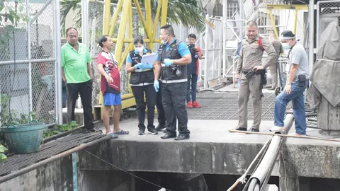 ศพครึ่งท่อน โผล่กลางกรุง ลอยติดสถานีสูบน้ำสาทร สยองส่วนหัว กะโหลกหาย