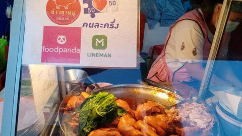 อานิสงส์คนละครึ่ง ร้านข้าวขาหมูสุดอร่อยกำแพงเพชร ขายดีมาก 