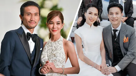 “คนบันเทิง” ร่วมยินดี ก้อย-ตูน เข้าพิธีวิวาห์ “รถเมล์” แต่งกับบอล (คลิป)