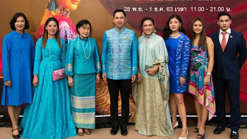 อิทธิพล คุณปลื้ม ร่วมอนุรักษ์ผ้าไทย ในงาน “ทรัพย์แผ่นดิน ศิลป์สยาม” 