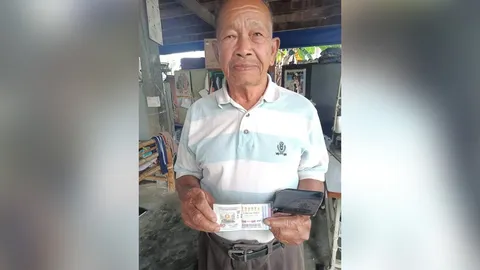 ตายายดวงเฮง ไปหาหมอเจอ 94 เลขชอบ ซื้อ 2 ใบถูกรวย 12 ล้าน 