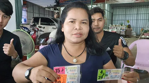 เจ๊อ๋อ 90 ล้านถูกอีก เลขท้าย 84 งวดนี้ 30 ใบ เหมาของในตลาดแจกชาวบ้าน
