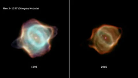 ฮับเบิลจับภาพเนบิวลา ปลากระเบนที่จางลง