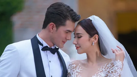 “อั้ม” สวยสง่าในชุดเจ้าสาว ควง “มิกค์ ” เข้าพิธีวิวาห์ใน “จากศัตรูสู่หัวใจ”