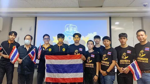 เด็กอาชีวะนครนายกเจ๋ง คว้ารางวัลจากเวทีแข่งขันหุ่นยนต์นานาชาติ 2020