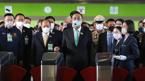 นายกฯ เปิดรถไฟฟ้าสายสีเขียว หมอชิต-สะพานใหม่-คูคต ย้ำทุกอย่างต้องโปร่งใส