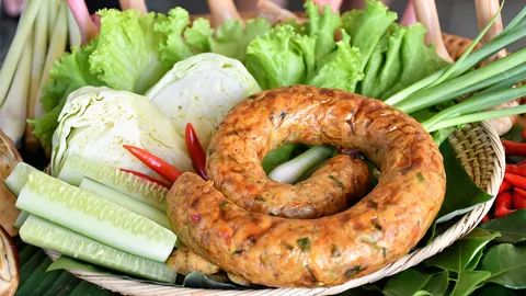 "ไส้อั่วสมุนไพรหัวปลี" เมนูใหม่ ทำง่าย กำไรงาม