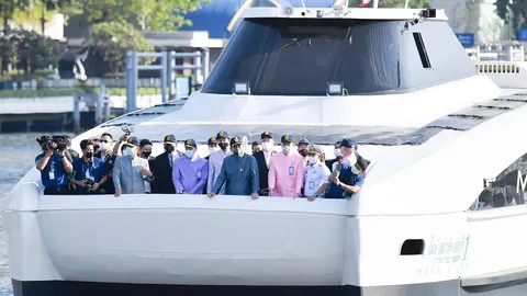 นายกฯ มอบของขวัญปีใหม่คนไทย ทดลองนั่งเรือพลังงานไฟฟ้า ฟรี 2 เดือน  
