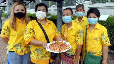 ปีใหม่ มีกุ้งใหญ่ๆ 200 ตันขายราคาถูก! เกษตรกรบางแพยัน ปลอดภัยไร้โควิด (คลิป)