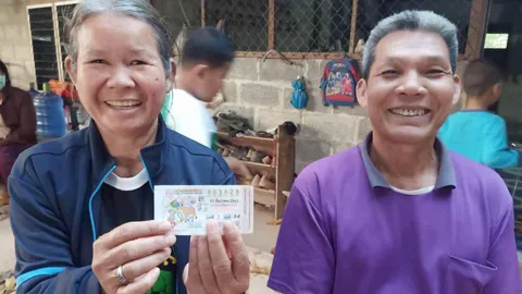 ถึงคราวจะรวย แม่บ้านที่บึงกาฬ ได้เลขเด็ดจากทีวี ถูกหวยรับ 6 ล้าน 