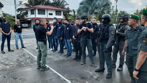 สืบภาค 8 ระดมล่าหนุ่มคลั่งยิงตำรวจ คาดหลบหนีเข้าป่าพื้นที่จังหวัด