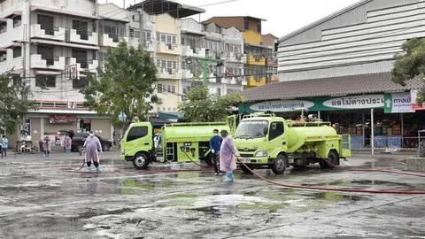 ปลดล็อกตลาด-บางใหญ่ซิตี้ ทำบิ๊กคลีนนิ่งรื้อรั้วลวดหนาม เปิดพื้นที่แล้ว