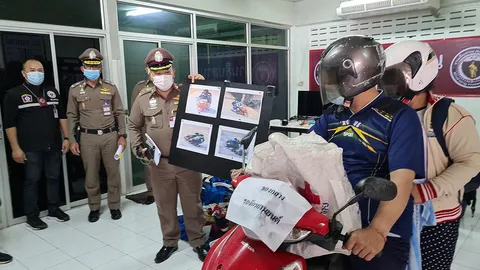 ตร.คอหงส์ รวบโจรผัวเมียลักทรัพย์ตามบ้านประชาชน พบของกลางนับพันรายการ