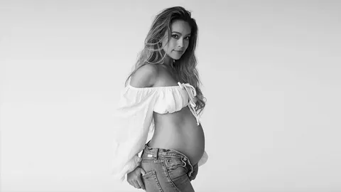 เผยภาพ เทย่า โรเจอร์ส อุ้มท้อง 9 เดือน ว่าที่คุณแม่สวยปังมาก