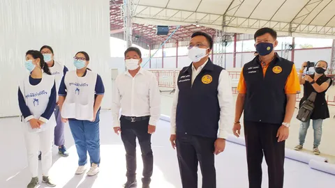 สมุทรสาครลุยตรวจเชิงรุก พร้อมเปิดศูนย์ห่วงใยคนสาคร 7 เล็งคลายล็อกบ้านแพ้ว