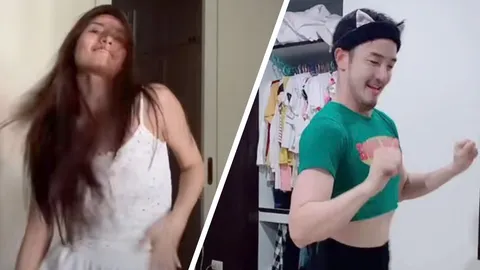 น้ำตาล กล้าเต้นแรงได้อีก อ้วน รังสิต นุ่งกระโปรงโชว์สเตปแดนซ์พลิ้วๆ