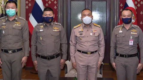 "บิ๊กอุ้ย" เปิด "วังเดิม" รับ ผกก.บางกอกน้อย เข้าเยี่ยมคำนับ แนะนำตัว 