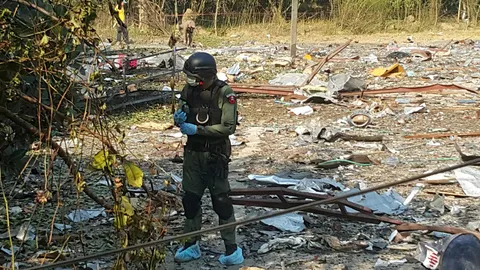 พลุระเบิดที่พิจิตรตายเพิ่มอีก 1 รวม 5 ศพ ตร.เร่งล่าตัวเจ้าของโรงงาน