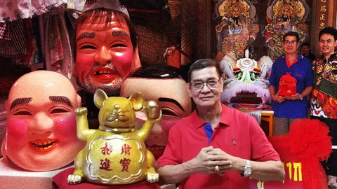 "คกเท้า" ช่างฝีมือสร้างหุ่นจีน ผู้อยู่เบื้องหลังใบหน้า "แป๊ะยิ้ม"