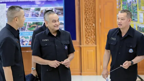 ผบ.นทพ. ขึ้นเหนือตรวจเยี่ยมนักรบสีน้ำเงิน พร้อมชมการปฏิบัติงาน สนภ.3