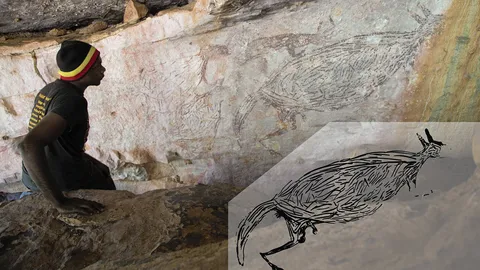 เฉลยอายุภาพวาดหิน ที่เก่าแก่ที่สุดในออสเตรเลีย