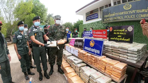 ตชด.237 ยึดกัญชาเกรดเอ 920 กก. ค่ากว่า 20 ล้าน คาดเตรียมส่งออก ตปท.