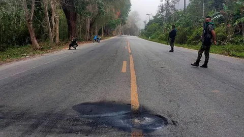 ครบรอบ 60 ปี "บีอาร์เอ็น" ป่วนยะลาหลายจุด เผายางรถยนต์ ขโมยกล้องวงจรปิด